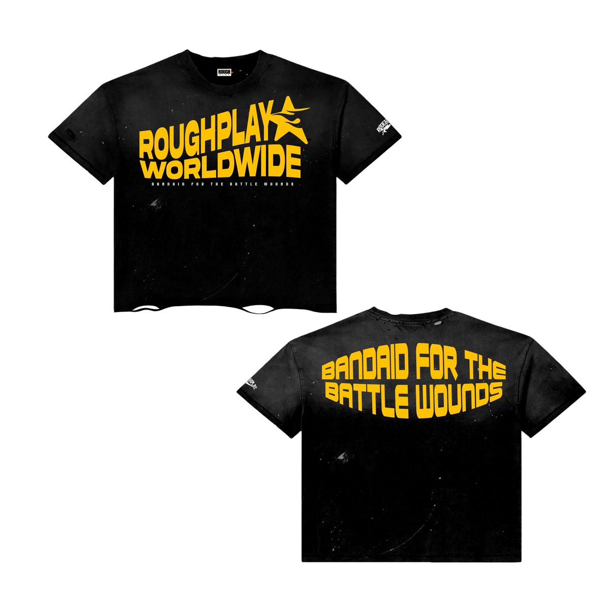 RoughPlay BLACK/YELLOW T-SHIRT