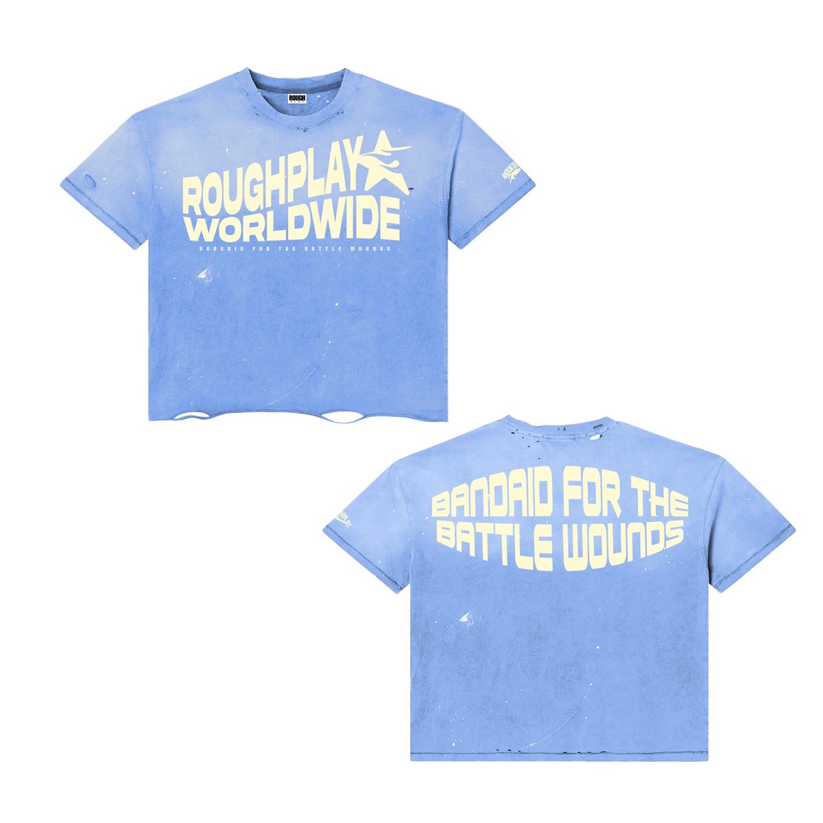 RoughPlay BLUE/TAN T-SHIRT