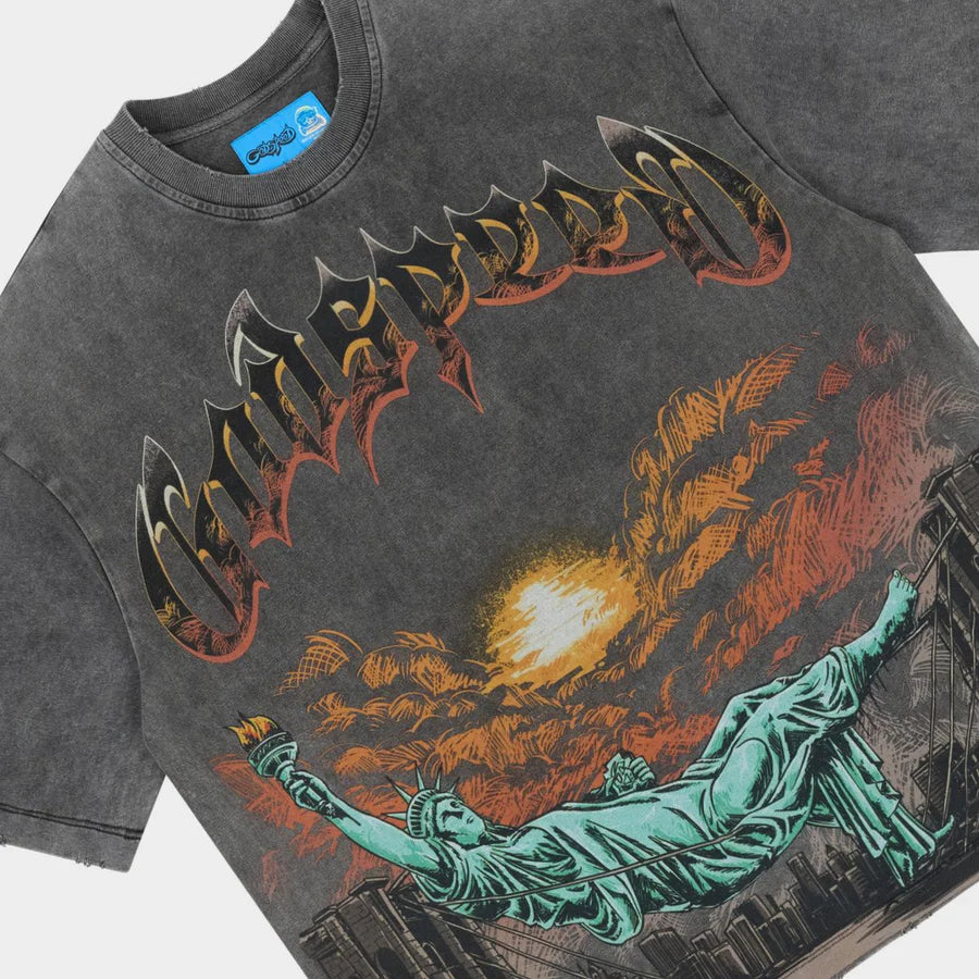 Godspeed Bumt Bridges li Ngt shirt Grey