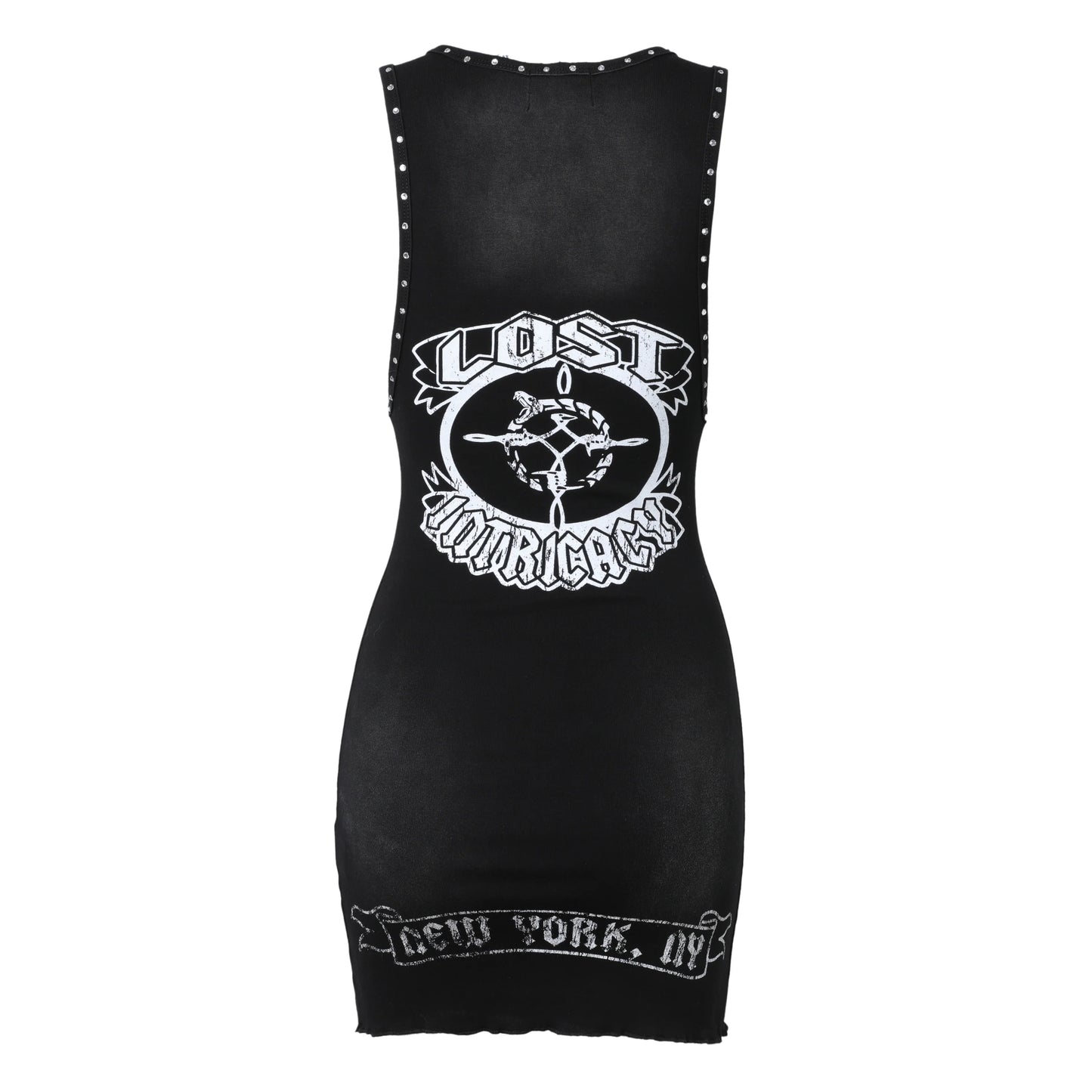 Lost Intricacy Black Icon Dress