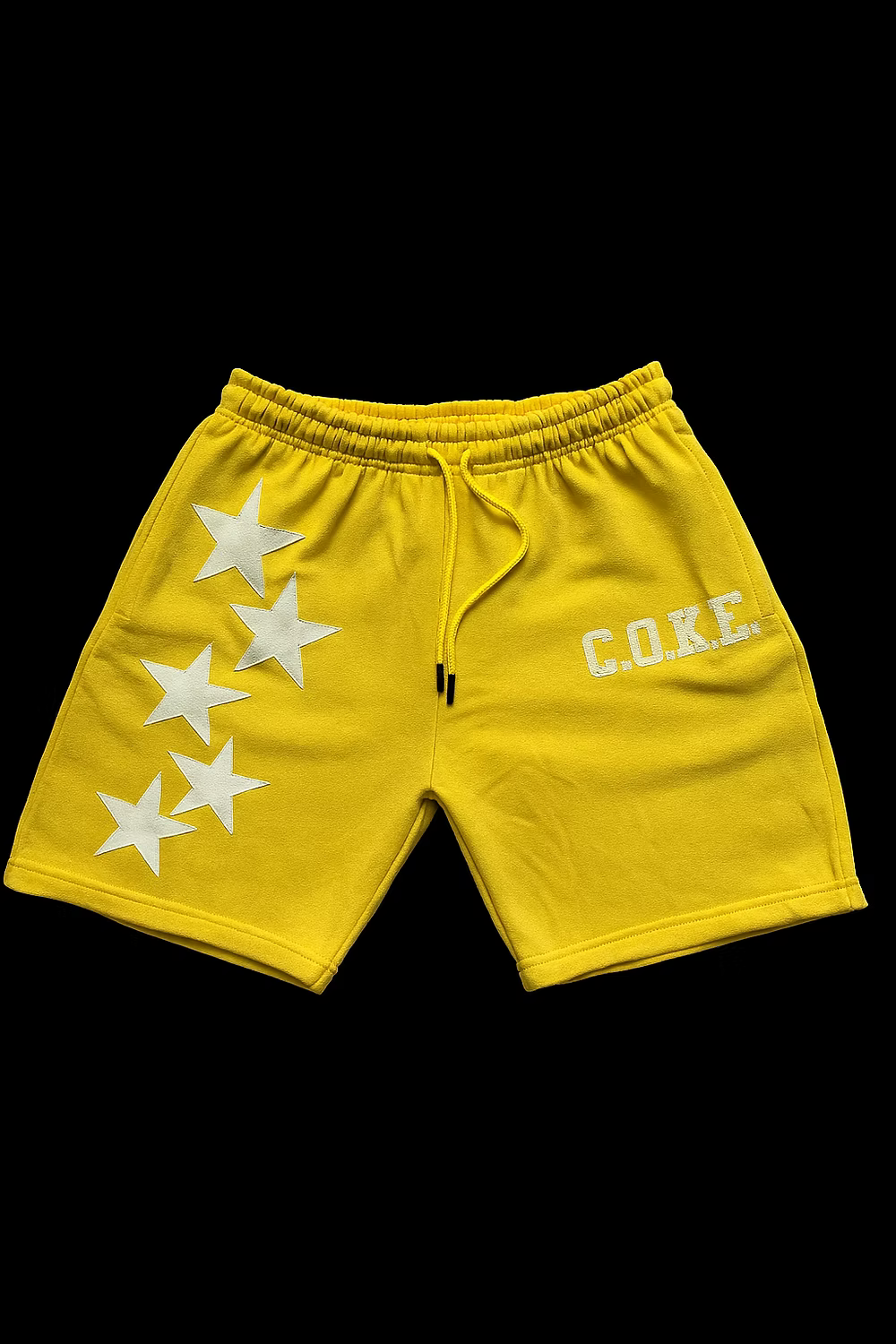 C.O.K.E . STAR HOODY & SHORTS -- YELLOW