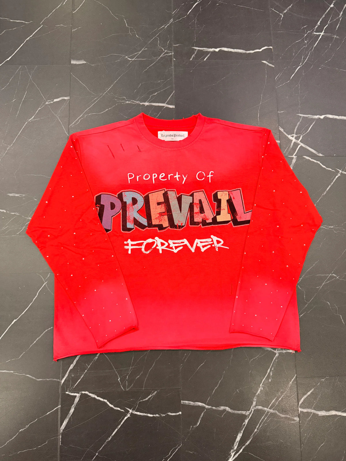 Legends Prevail Colful Long Sleeve (Red)