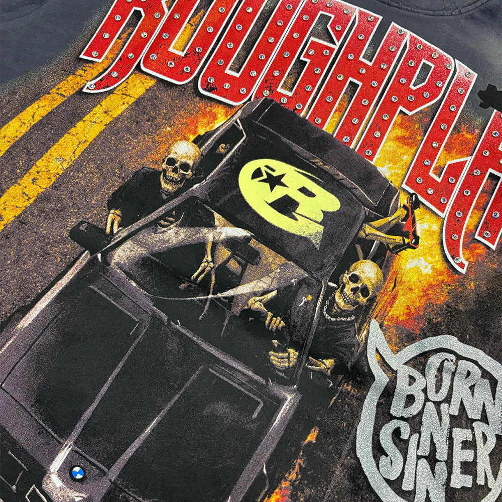 Rough Play Born Sinner T-Shirt Grey