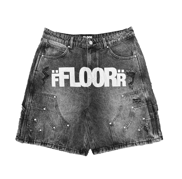 Floor 914 BLACK WASH UNIFORM JORTS