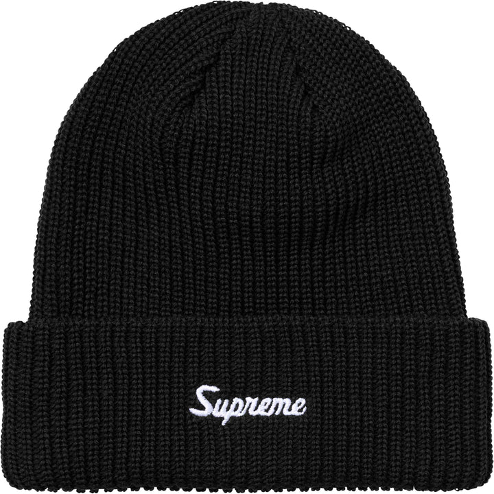 Supreme Loose Gauge Beanie Black