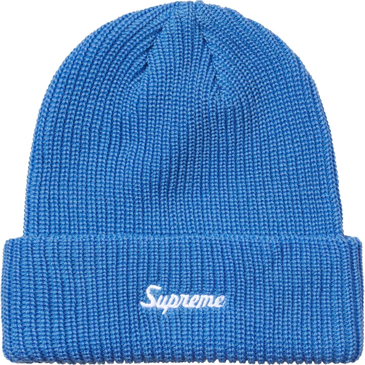 Supreme Loose Gauge Beanie blue