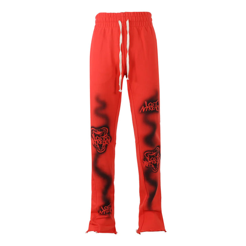 Lost "Orange" Flare Sweatpants