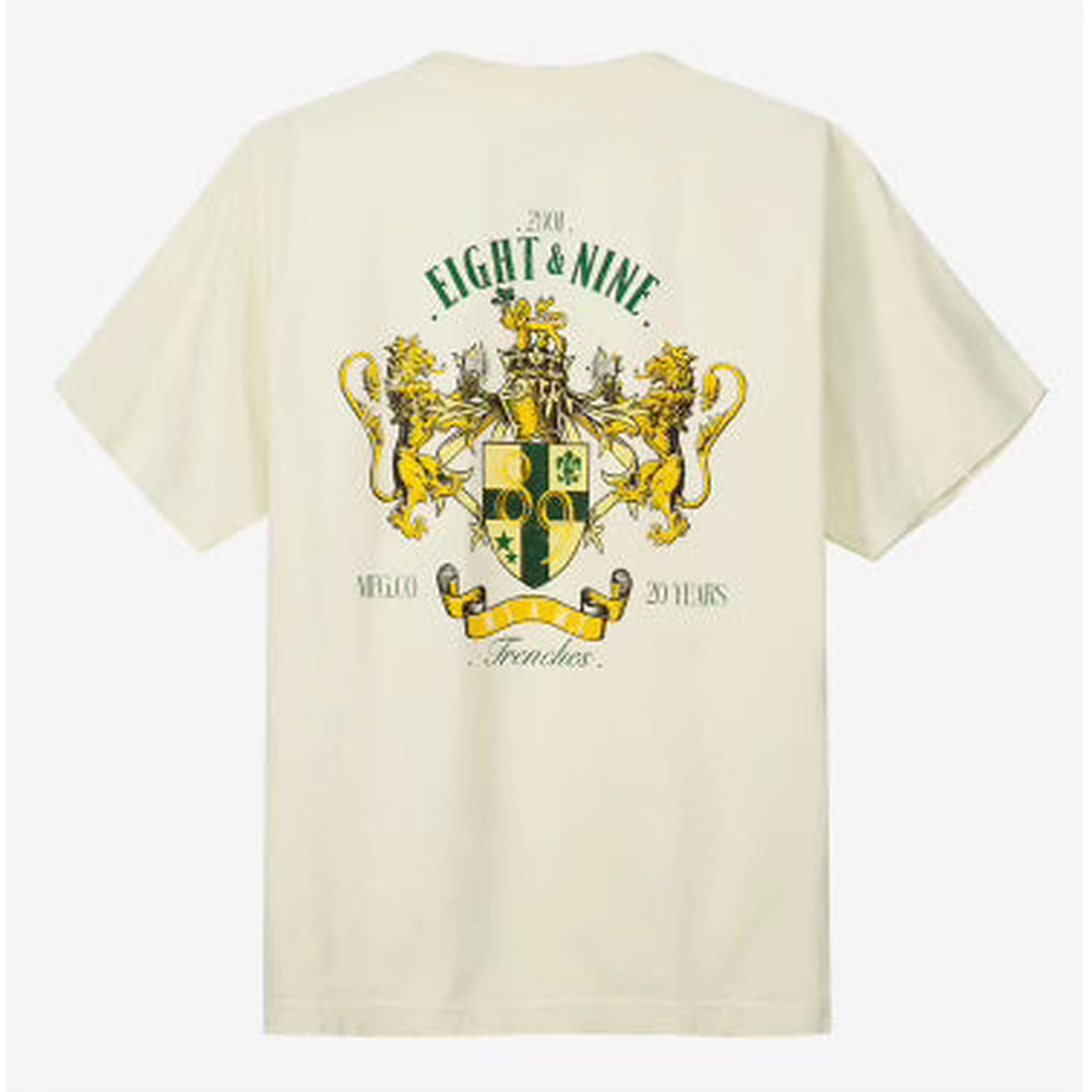 CREST SHORT SLEEVE TEE CREAM