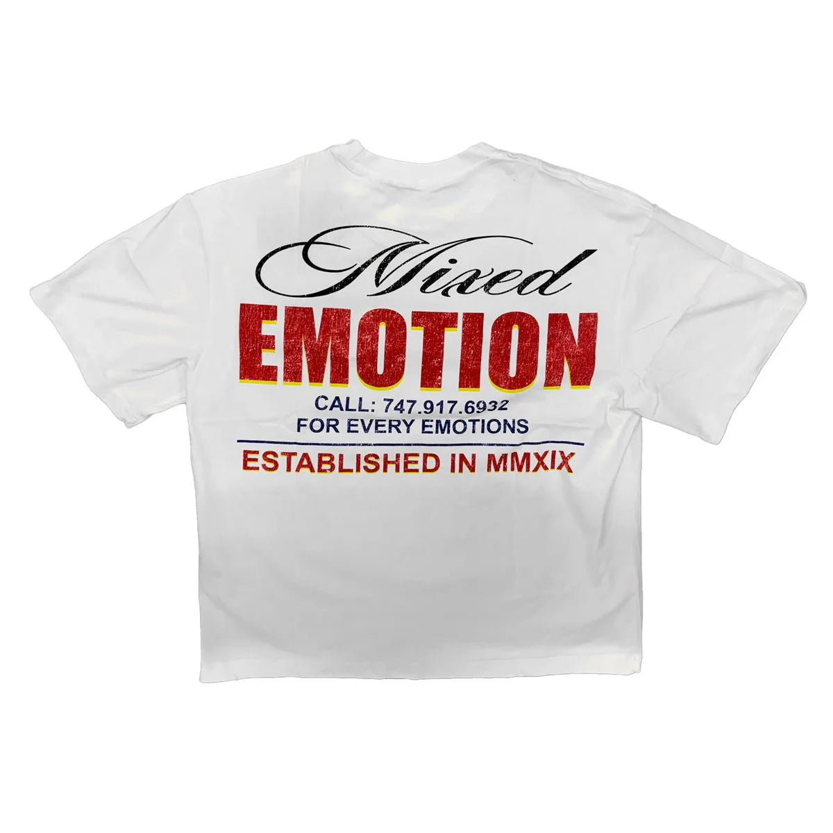 Mixed Emotions - Lottery White Tee