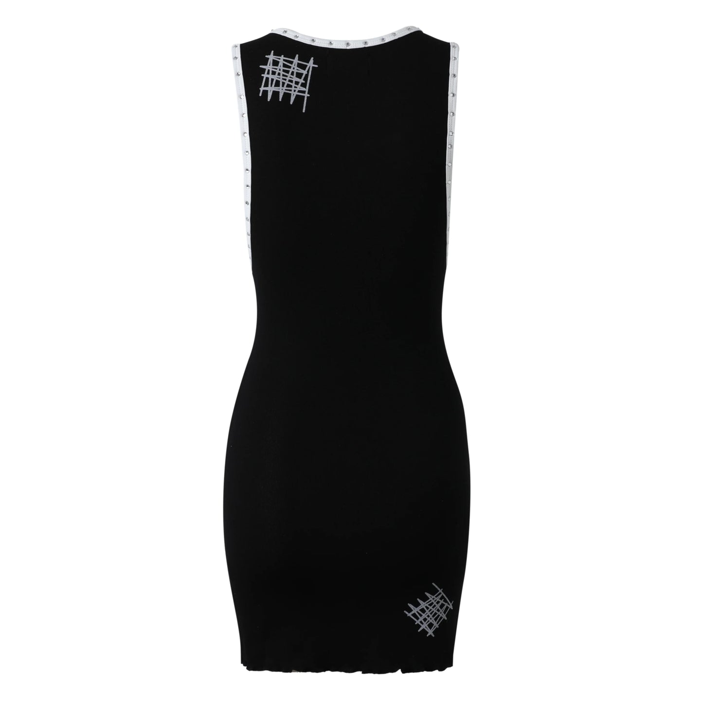 Lost Intricacy Black & White Rebel Muse Dress