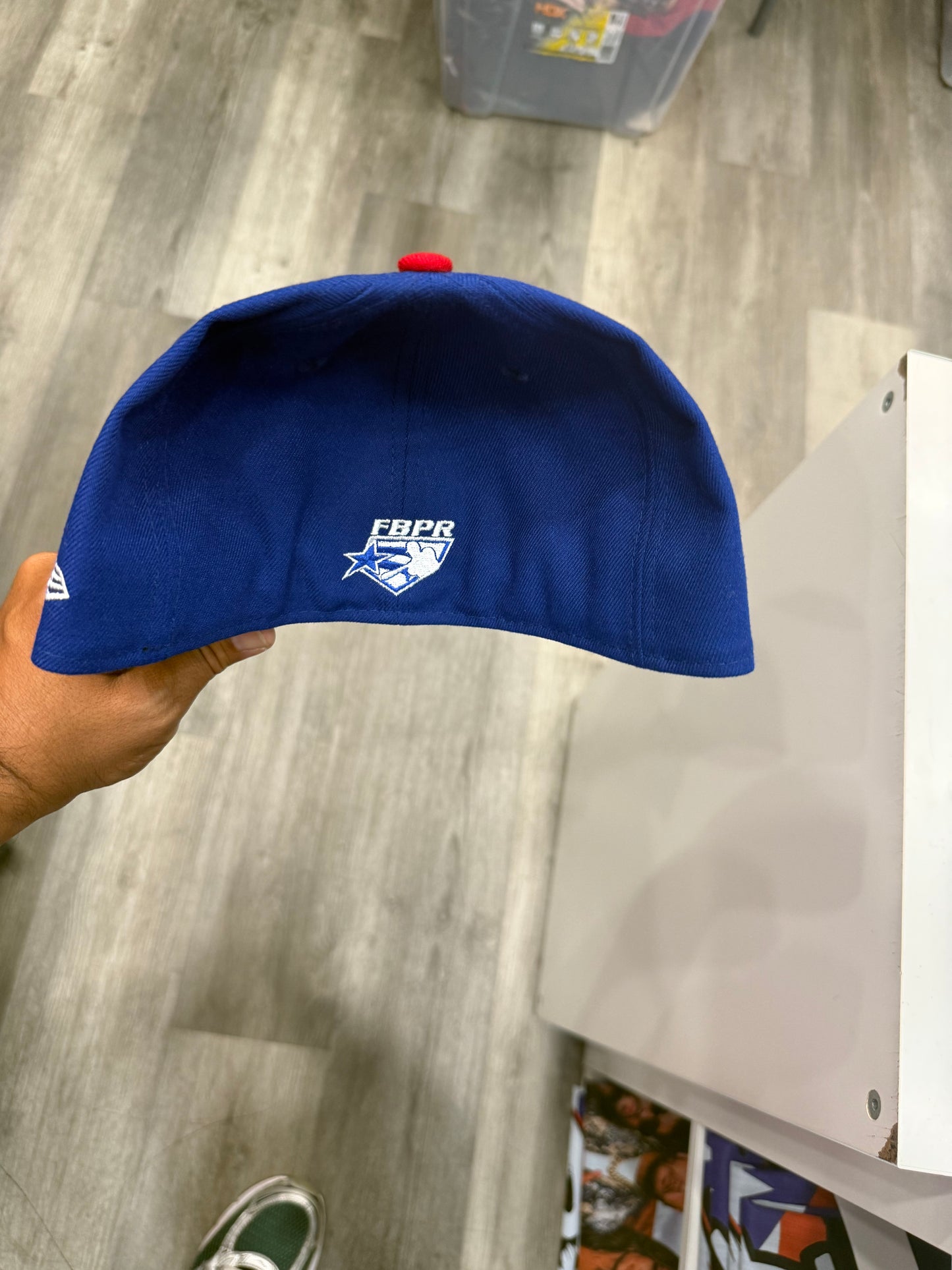 PR BLUE AND RED FITTED