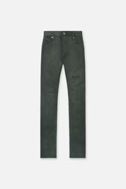 RTA BRYANT SKINNY JEAN | WAXED DUSTY OLIVE TRIPLE CROSS