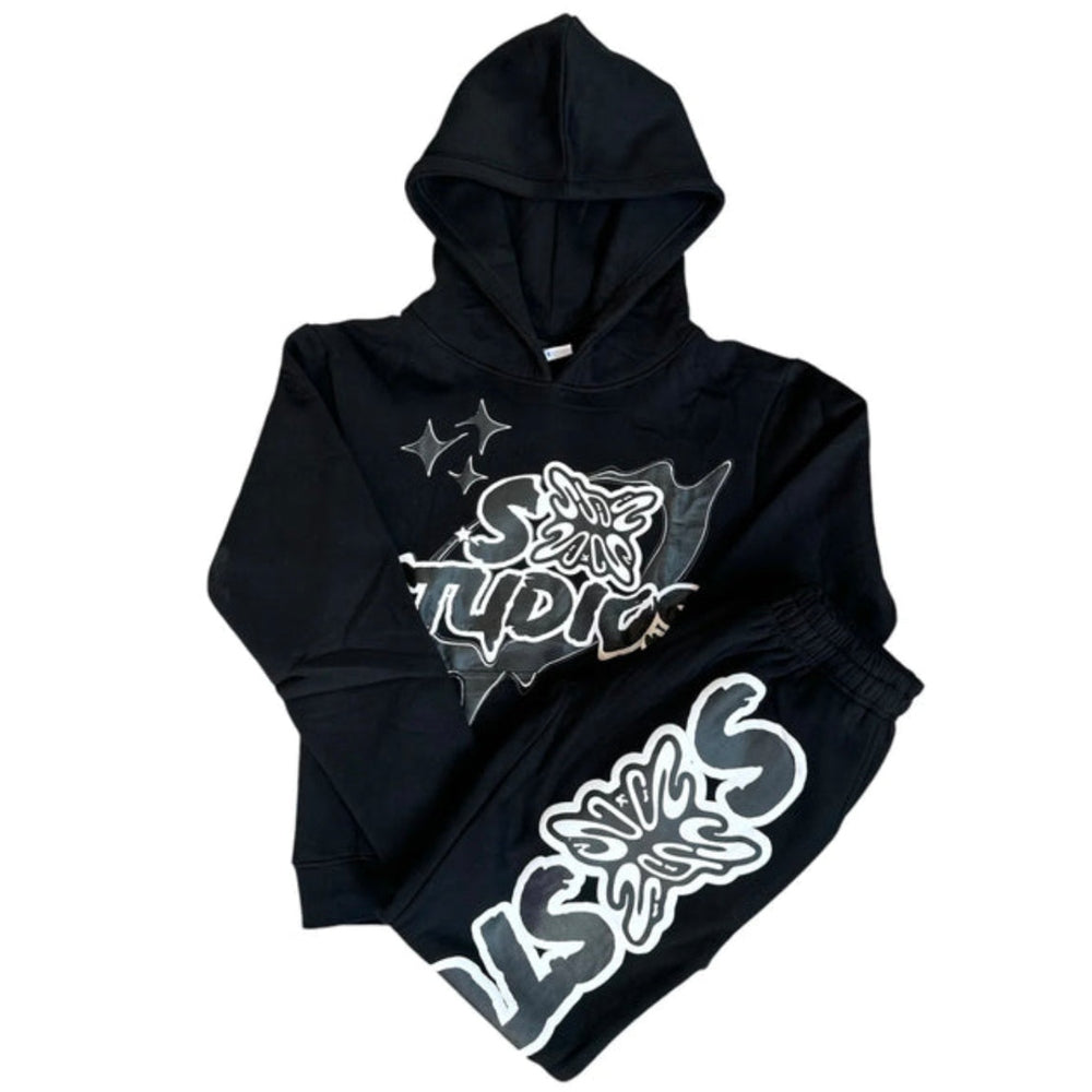 SB STUDIOS BLACK Sweat Suit
