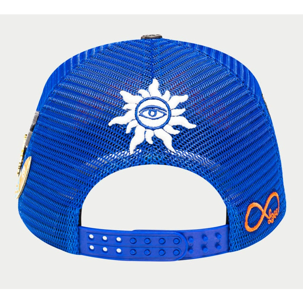 GS FOREVER TRUCKER HAT (BLUE/ORANGE)