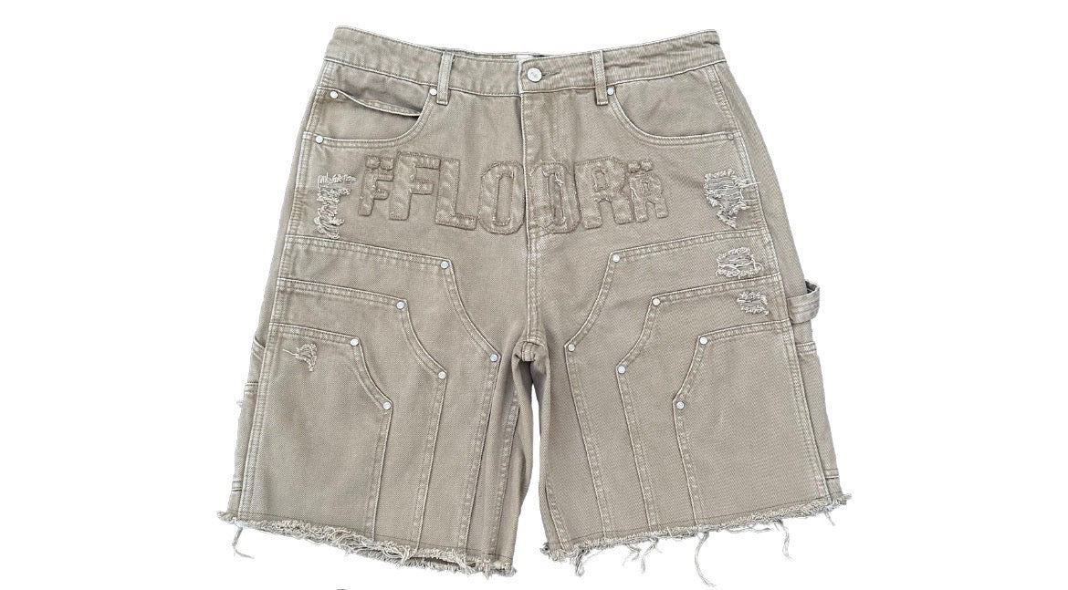 FLOOR941 Beige Jorts