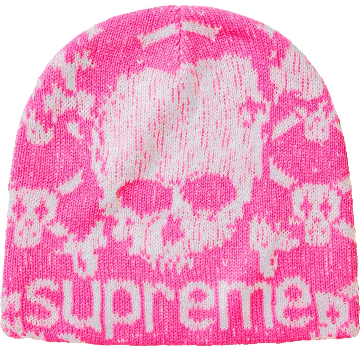 Supreme Vanson Leathers Skull Beanie (Pink)