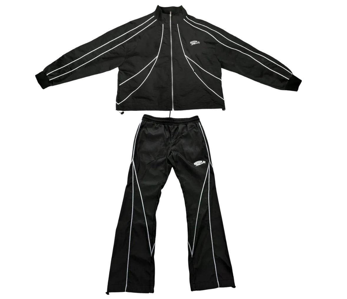 RoughPlay🩹Reflective TrackSuit (BLK)