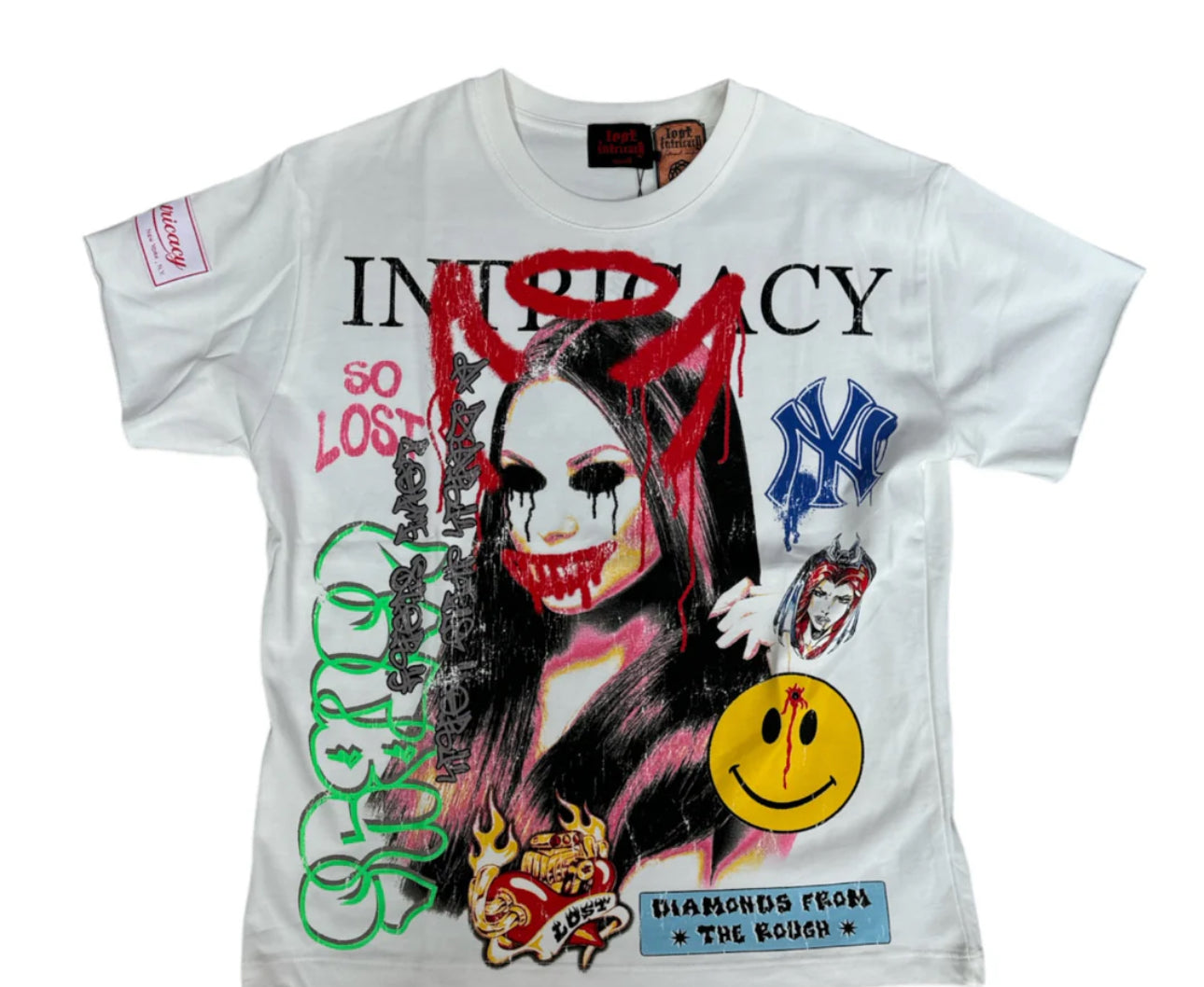 Lost Intricacy "Front Page Mag" T-Shirt White
