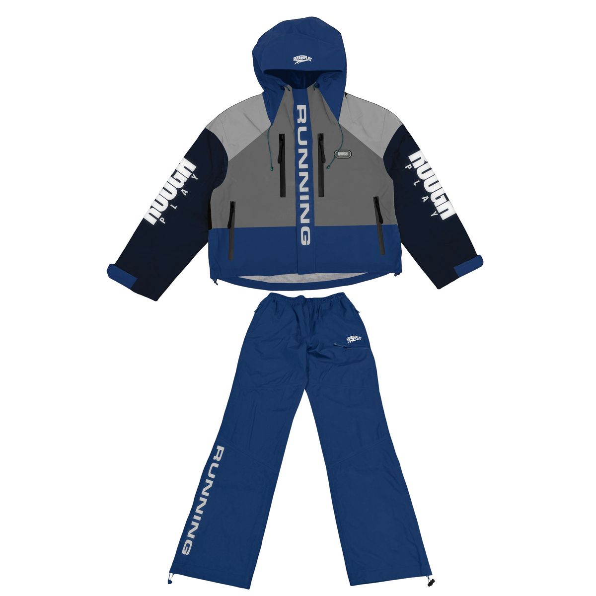 ROUGH PLAY BLUE /GREY WATER RESISTANCE TRACKSUIT