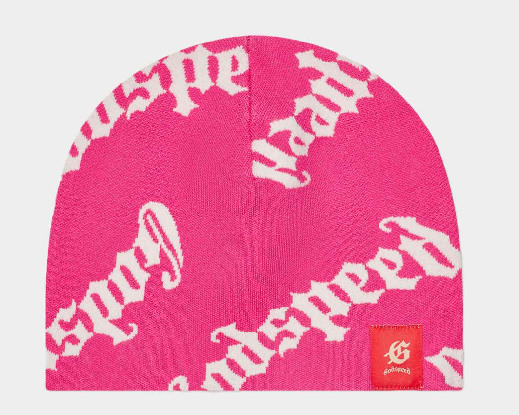 OG Logo Studded Beanie (PINK)