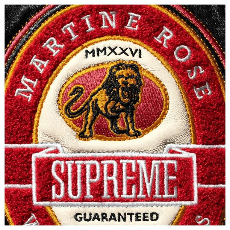 Supreme®/Martine Rose Patchwork Labels Leather Jacket