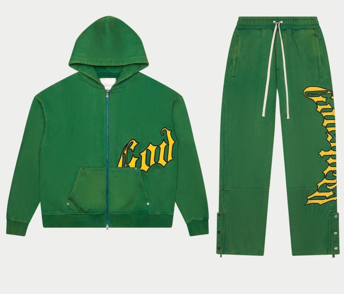 OG Logo Sweatsuit v2 (Green/Yellow)