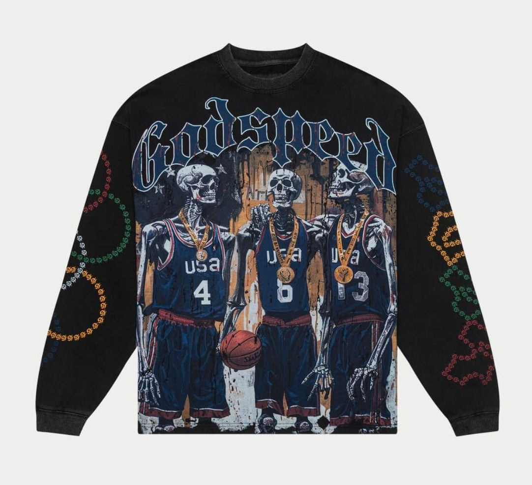 DreanTeam '24 LS T-Shirt (Vintage Black)