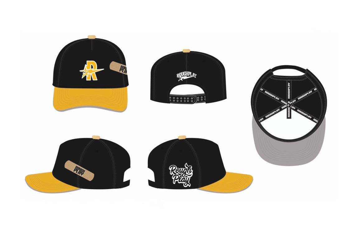Roughplay Hat (Black/Yellow)