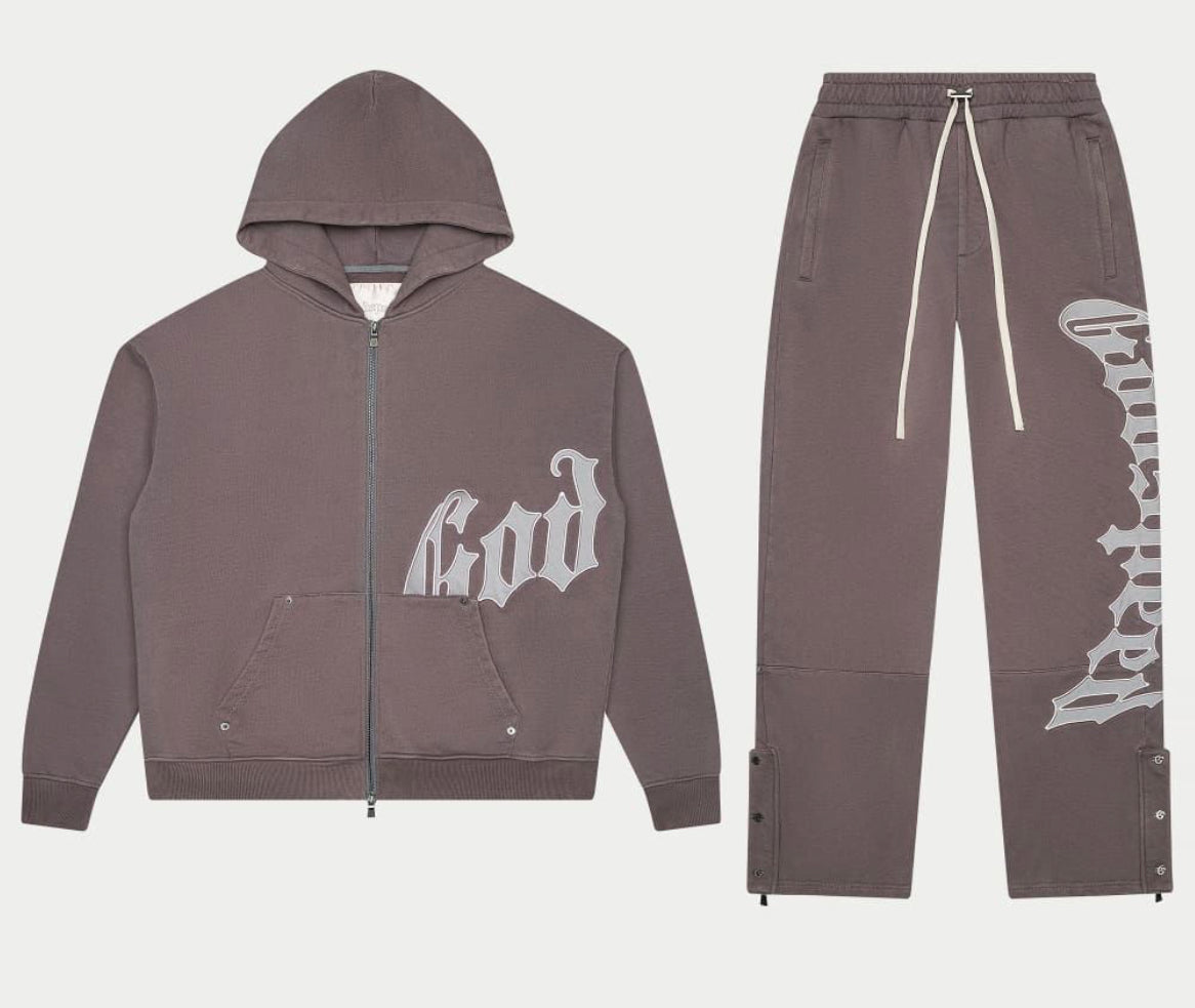 Godspeed OG Logo v2 Sweatsuit (Stone Grey)