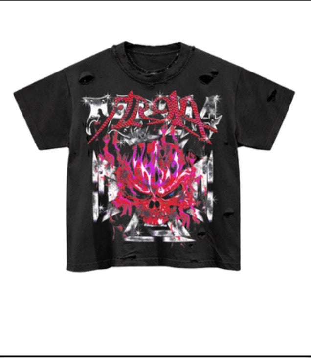 FLOOR914 ScarLet Skull T