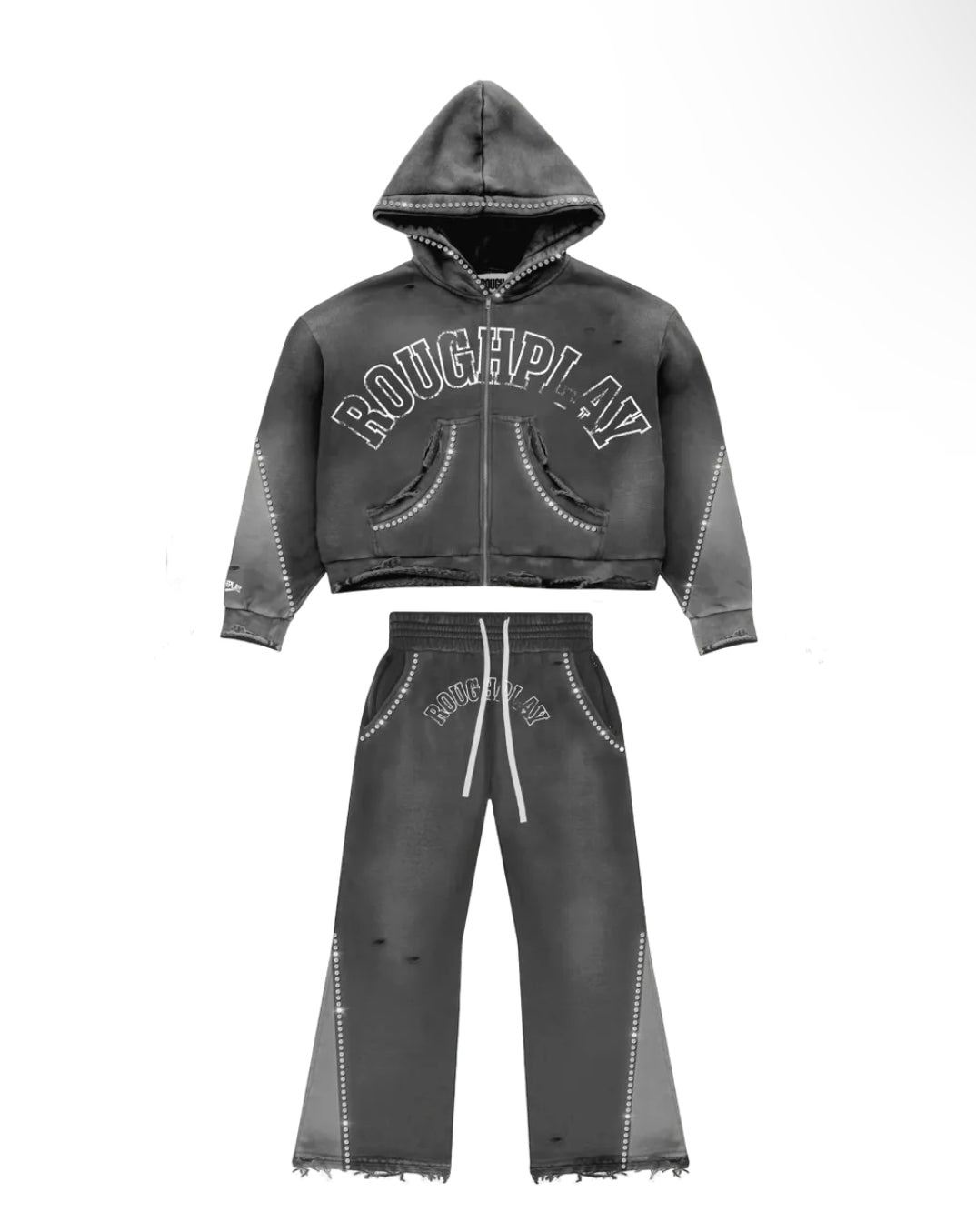 RoughPlay Two Tone Grey Sweatsuit
