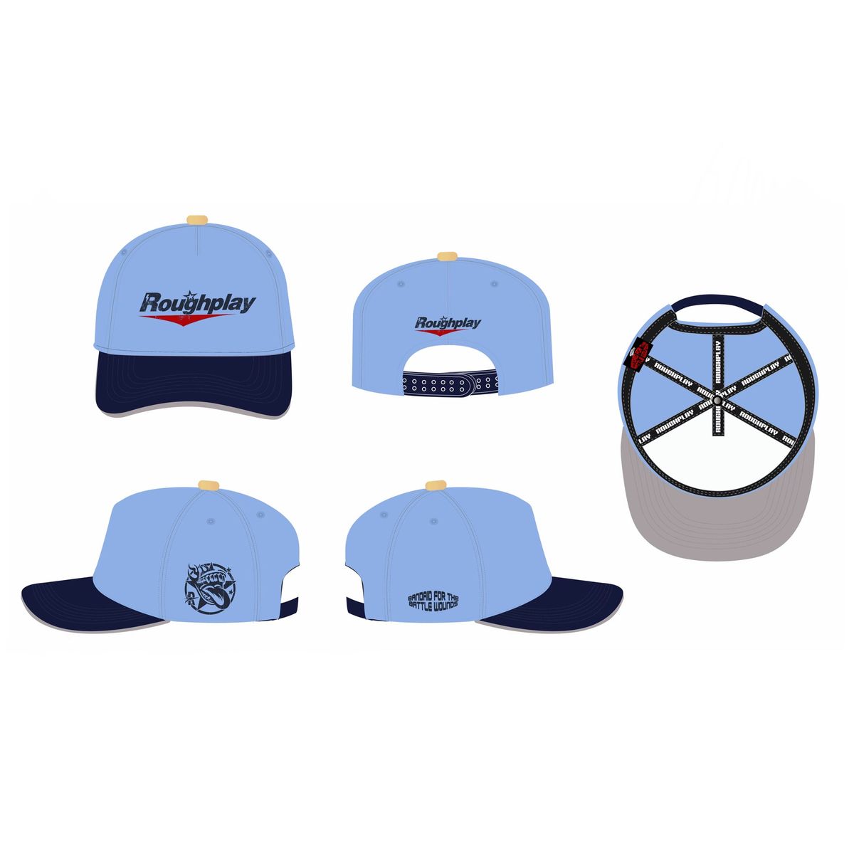 Roughplay Hat (Blue/Red)