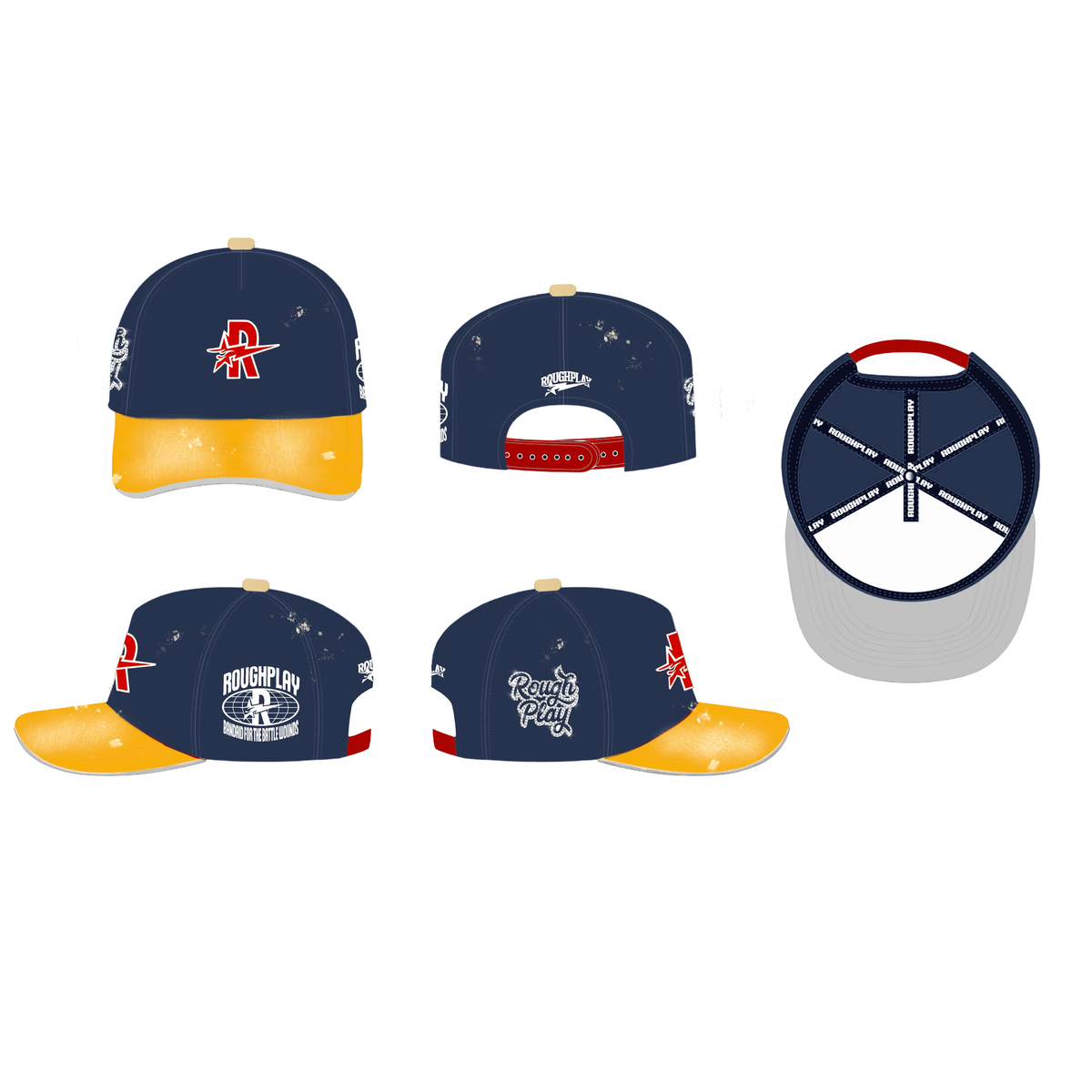 Roughplay Hat (Navy/Red/Yellow)