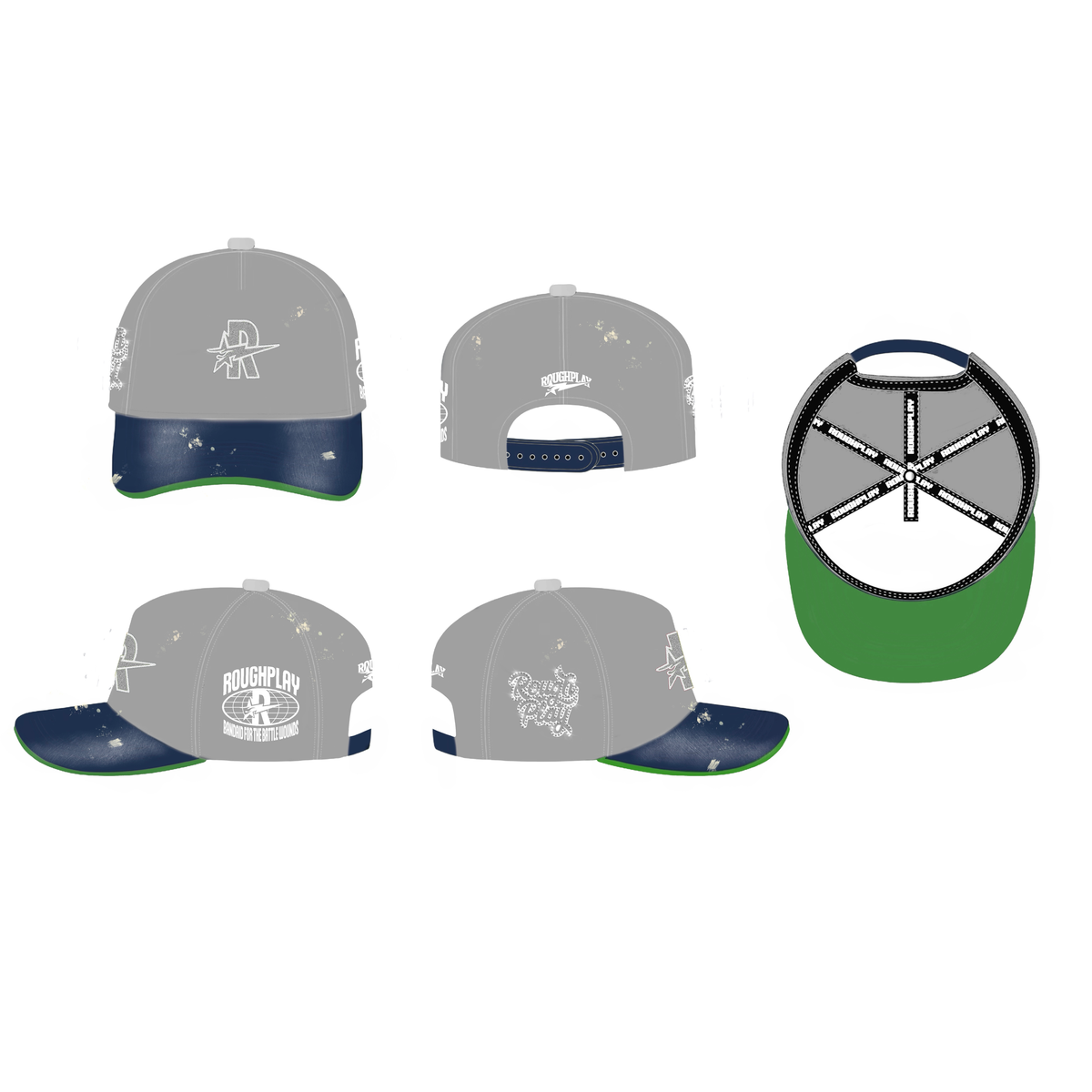 Roughplay Hat (Grey/Navy)