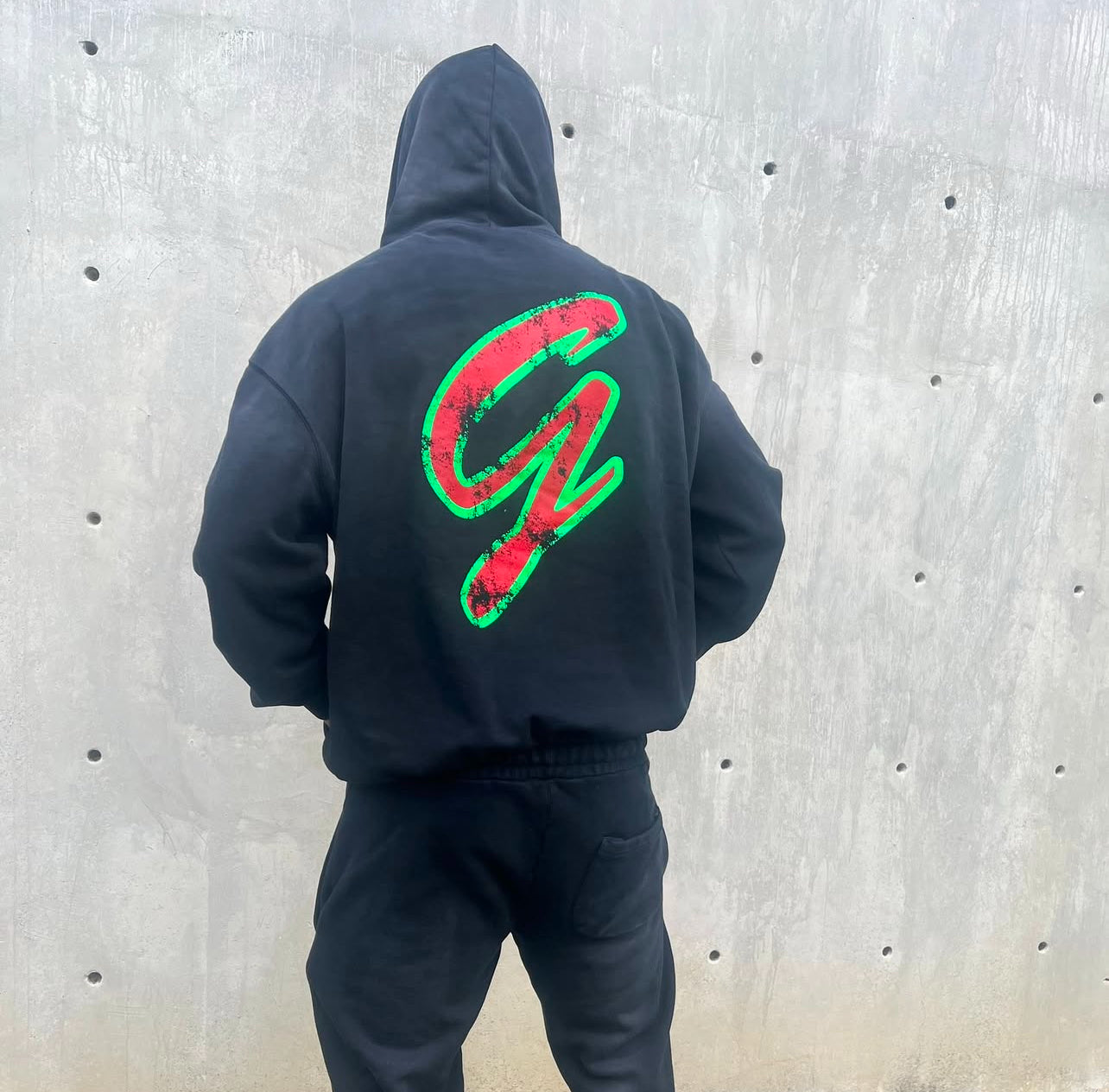 Gifted SweatSuit Red/Green Lettering