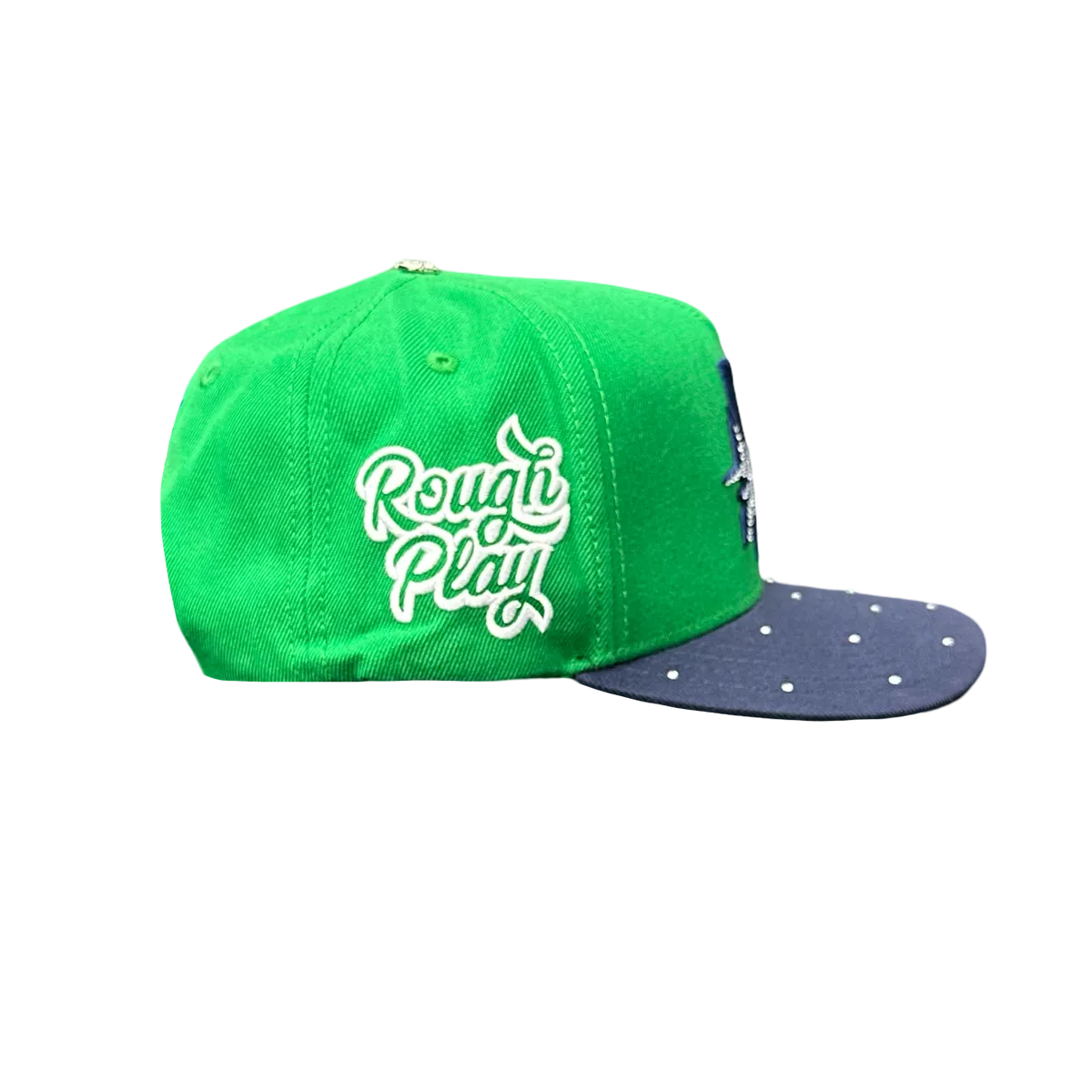 RoughPlay🩹SnapBack (Grn X Nvy)