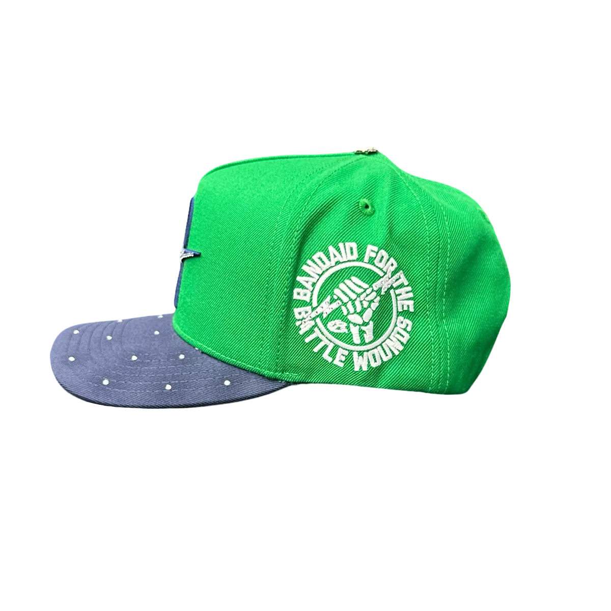 RoughPlay🩹SnapBack (Grn X Nvy)