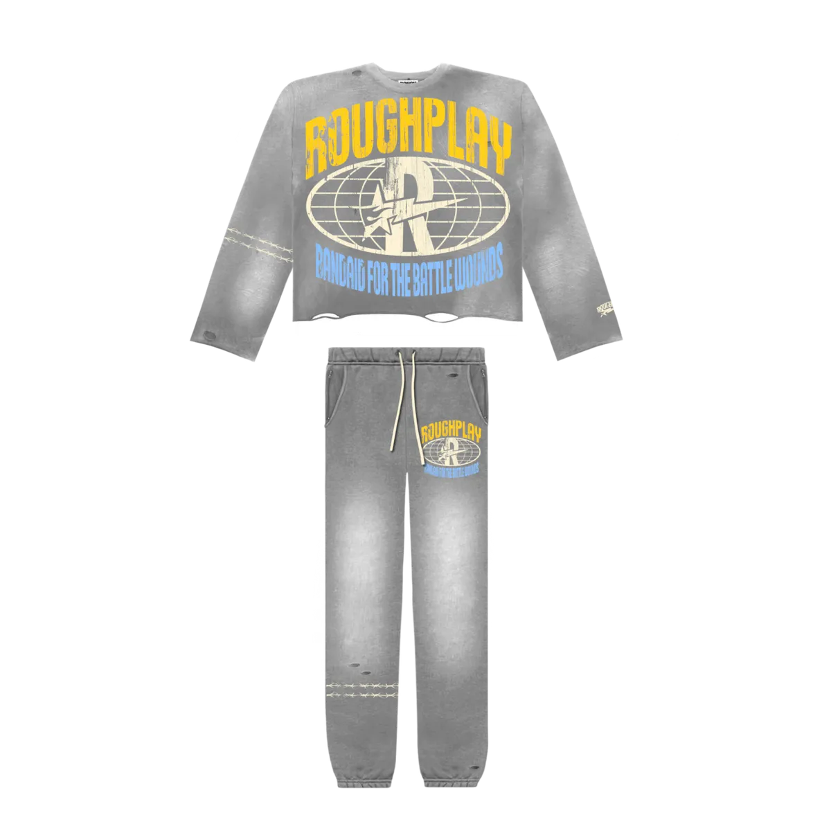 RoughPlay🩹Grey X Yellow Set