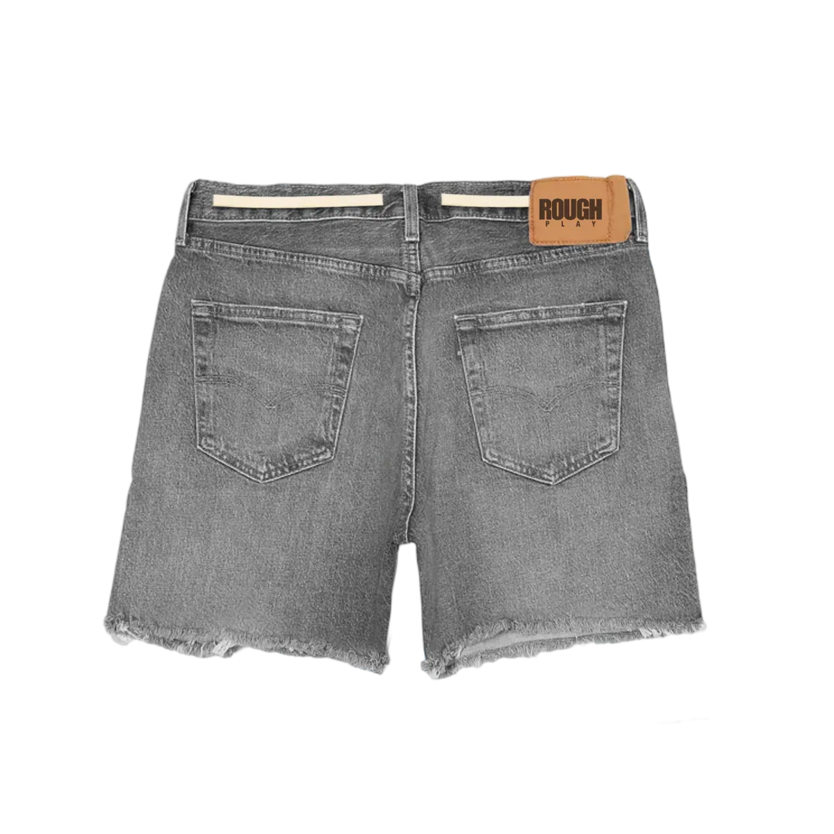 RoughPlay🩹Jean Shorts (Grey)