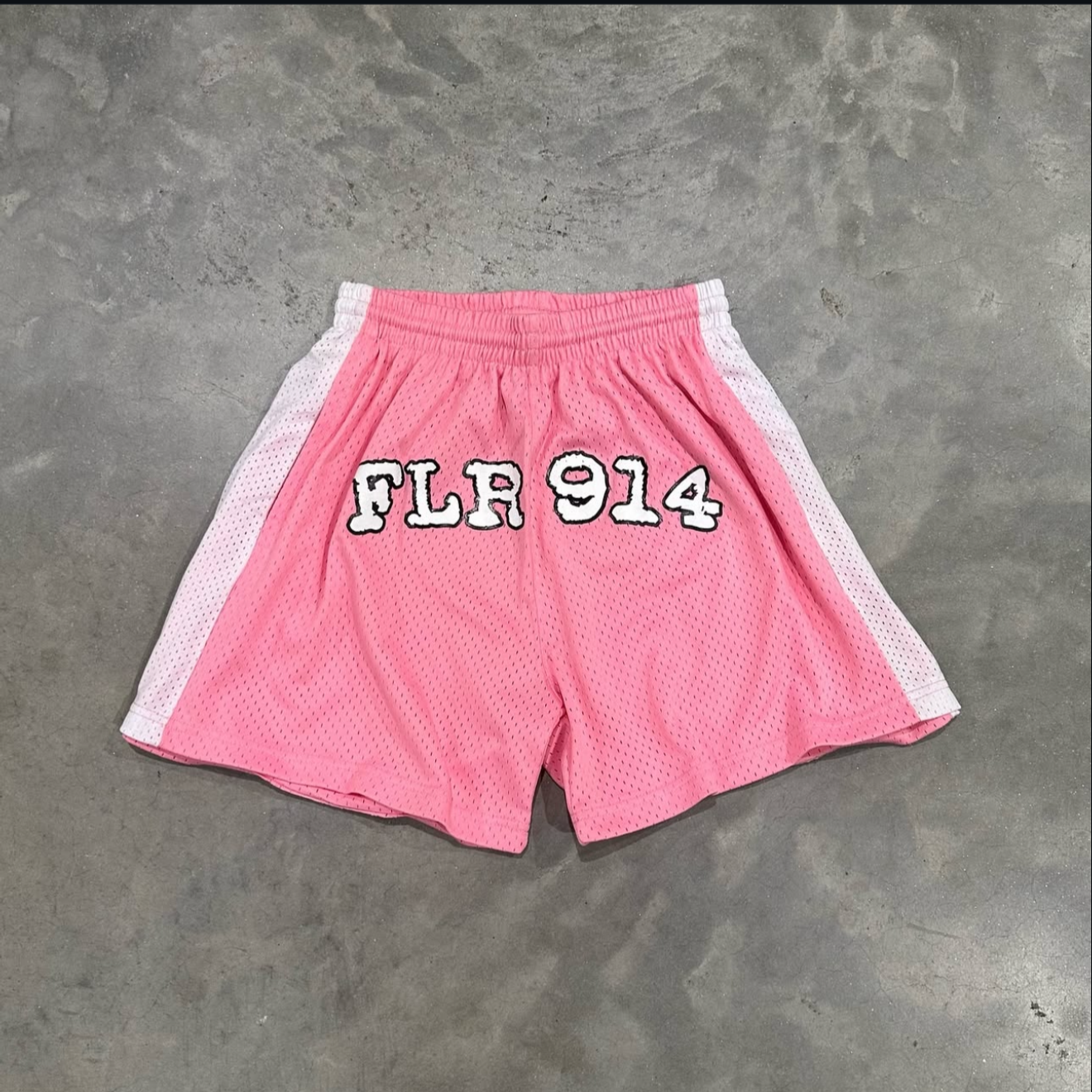 FLOOR 914 PINK UNIFORM SHORTS