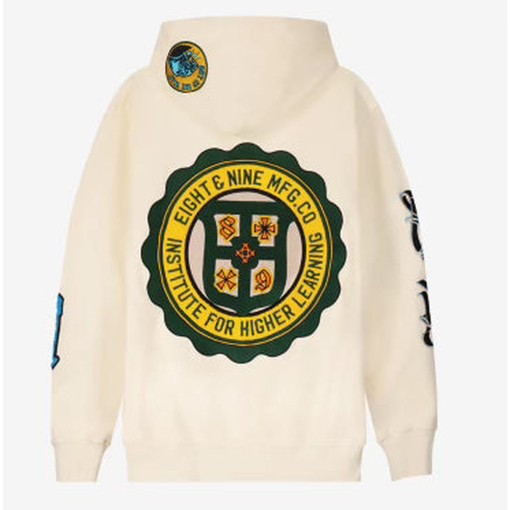 KNOCK PULLOVER HOODIE CREAM