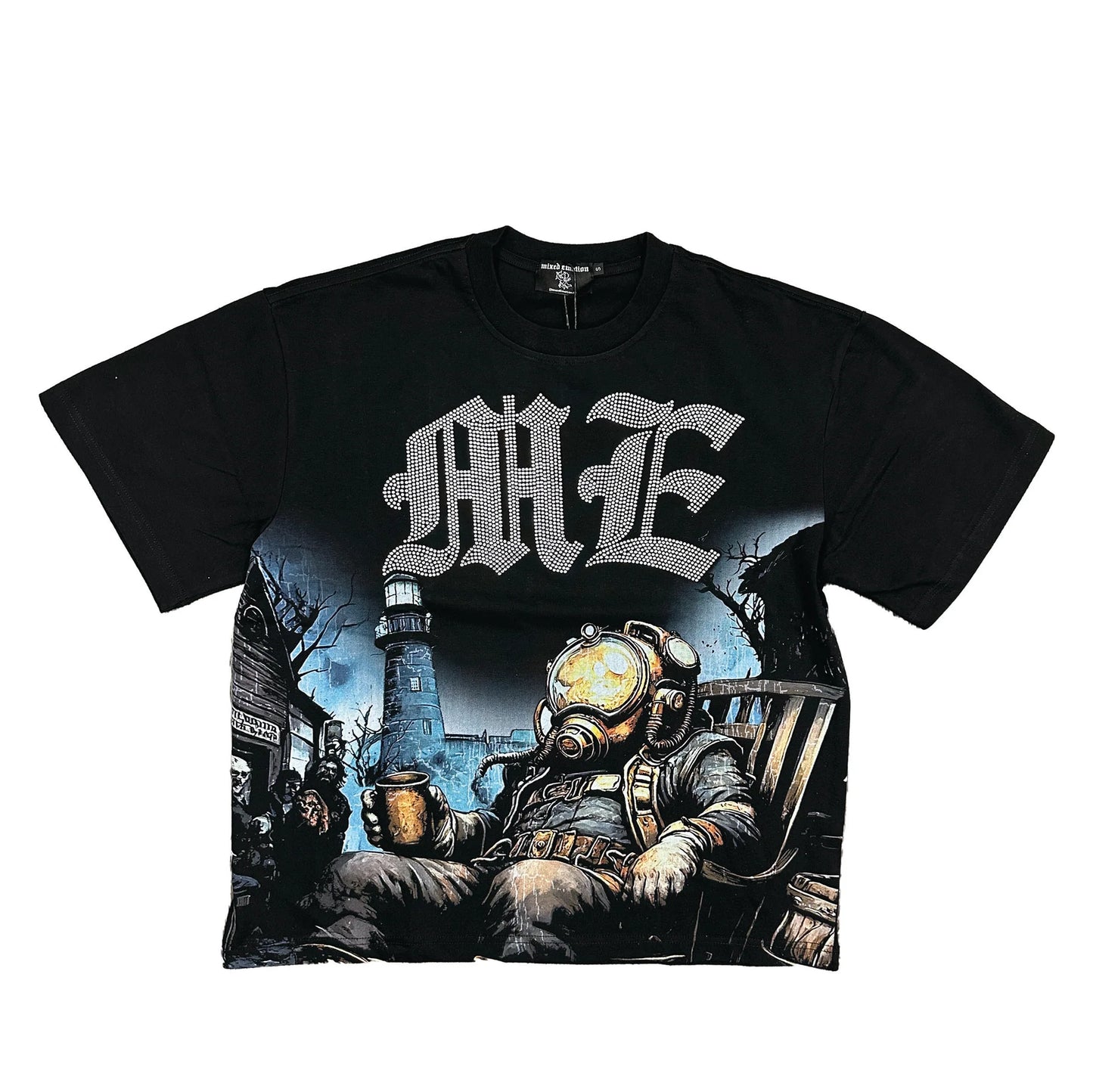 MIXED EMOTION “Astronaut” Rhinestone Tee