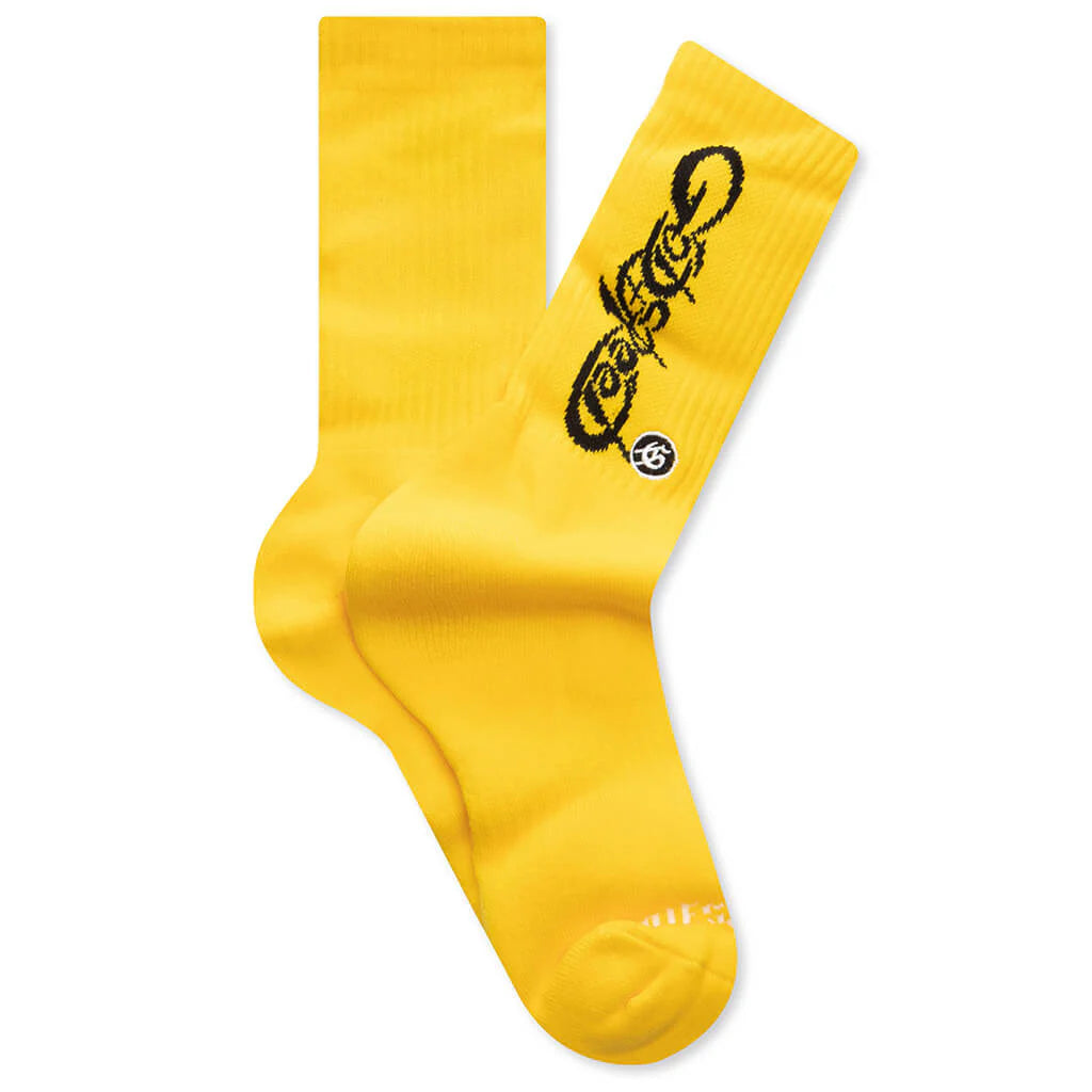 Godspeed Logo sock yellow black yellow