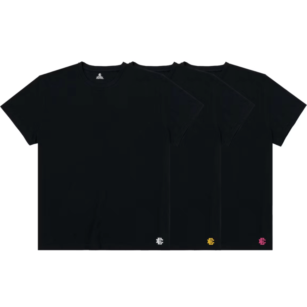 Eric Emanuel EE Supima Cotton T-Shirt 3 Pack Black