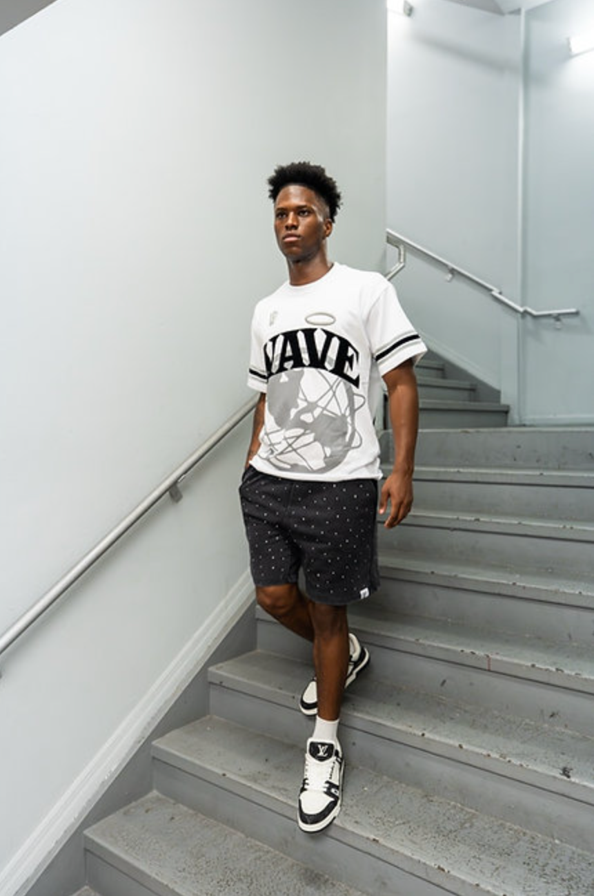 Super Wave (Black/White) Tee