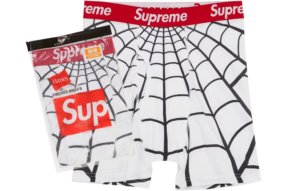 Supreme Spider-man white boxers