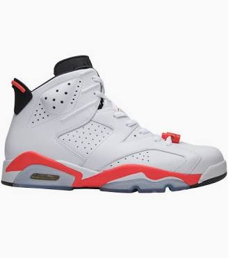 Jordan 6 Retro Infrared White