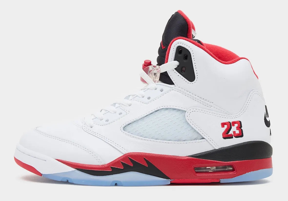 AIR JORDAN 5 OG “FIRE RED” (BLACK TONGUE)