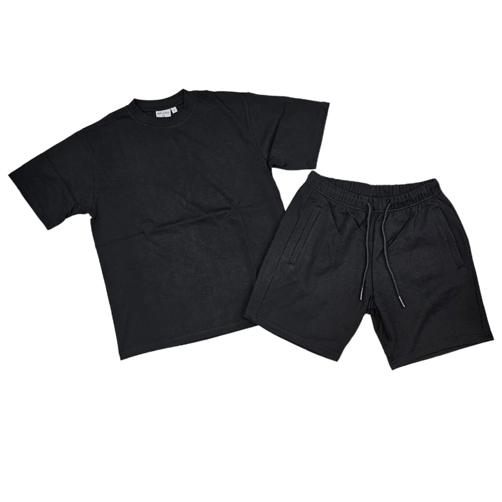 Riflessi Plain2 Short Set Black