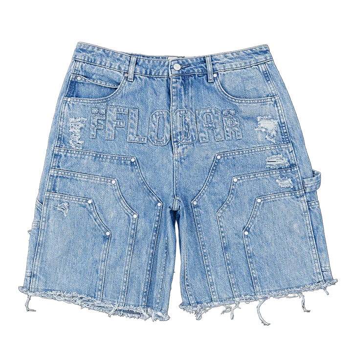 BLUE WASH WORKMAN JORTS